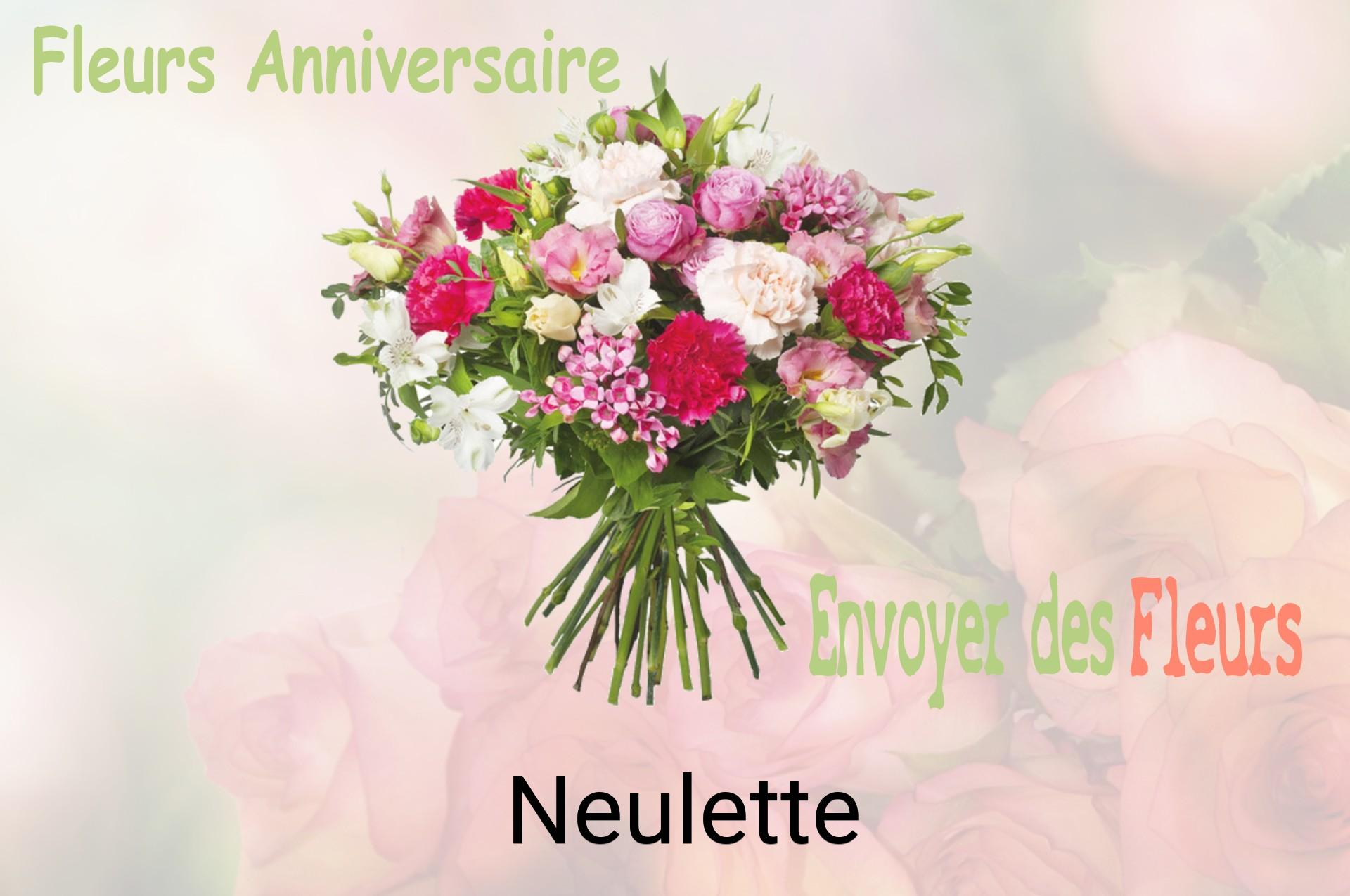 Bouquet de fleurs d’anniversaire livré à Neulette